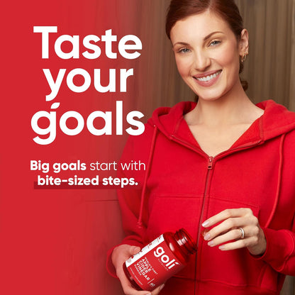 Goli Apple Cider Vinegar Gummies - Worlds First ACV Gummy with Vitamin B12, Beetroot & Pomegranate - Vegan, Non-GMO, Gluten-Free