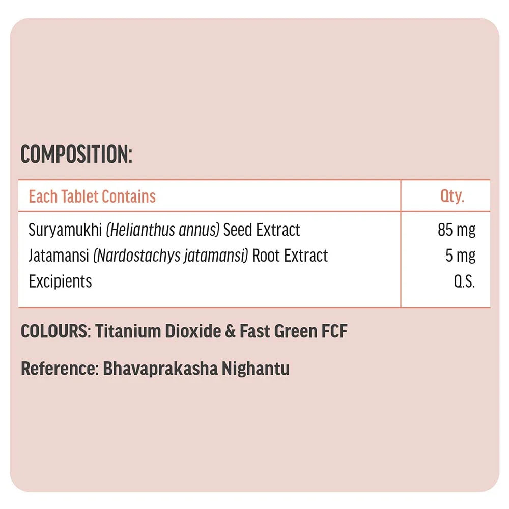 HK Vitals Biotin Tablets - 90 Tablets for Hair Skin and Nail Health